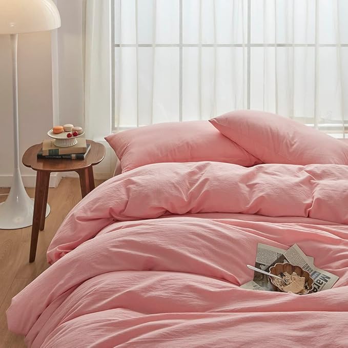 Linen Duvet Cover Set - Twin