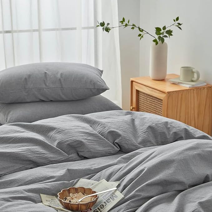 Linen Duvet Cover Set - Queen