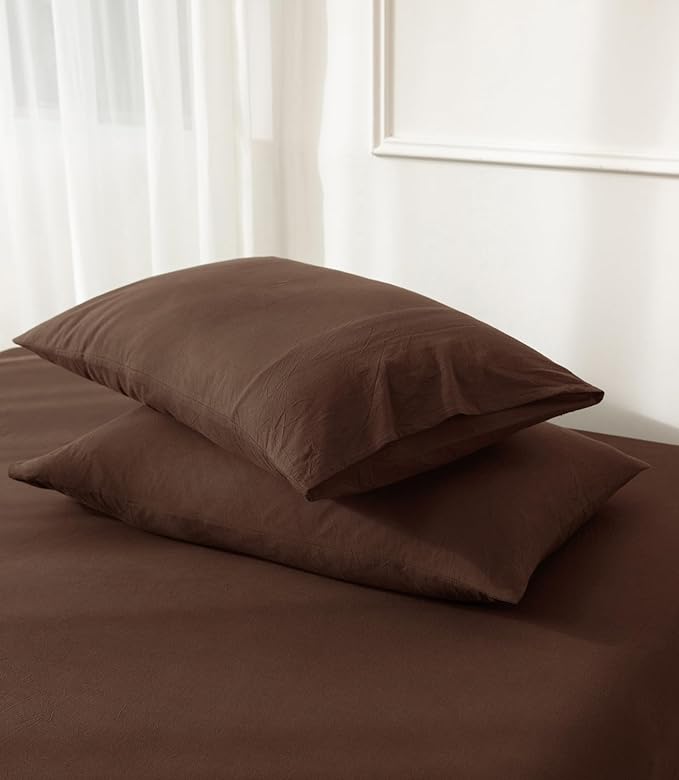 Linen Bed Sheet Set - Queen - 3 Piece