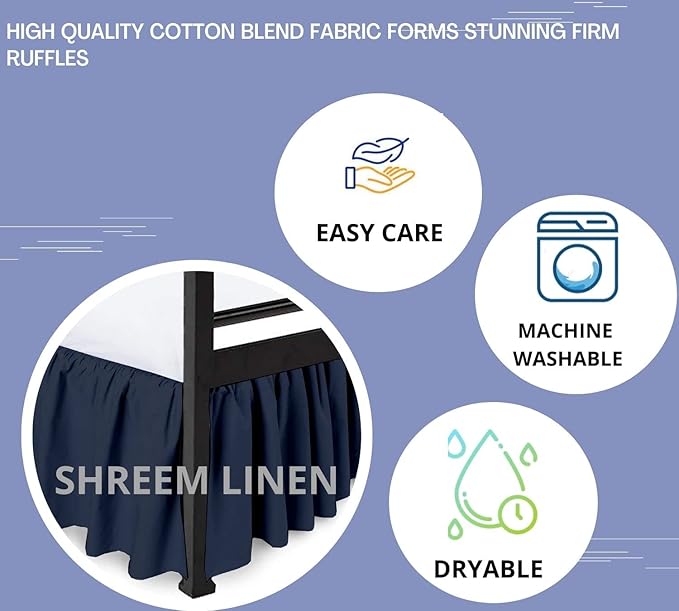 Linen Bed Skirt - King