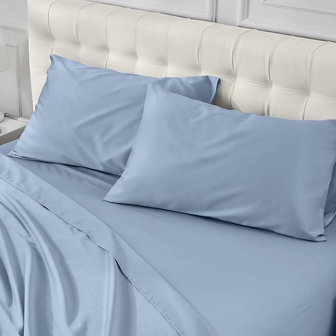 100% Cotton Bed Sheet Set - King - 4 Piece