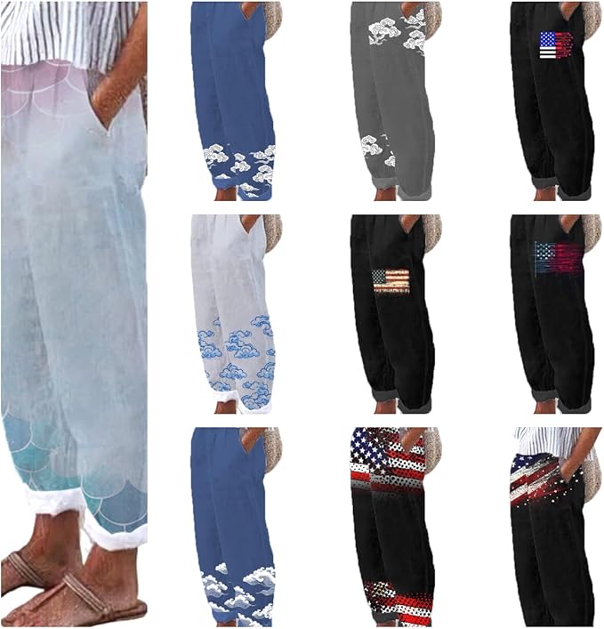 Women's Linen Loungewear - Pants