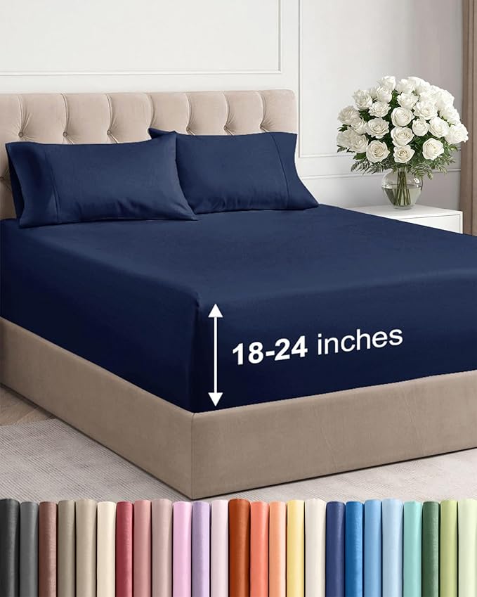 Cooling Bed Sheet Set - Twin - 4 Piece