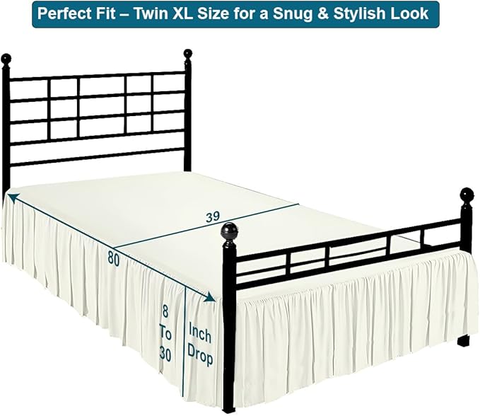 Linen Bed Skirt - Twin