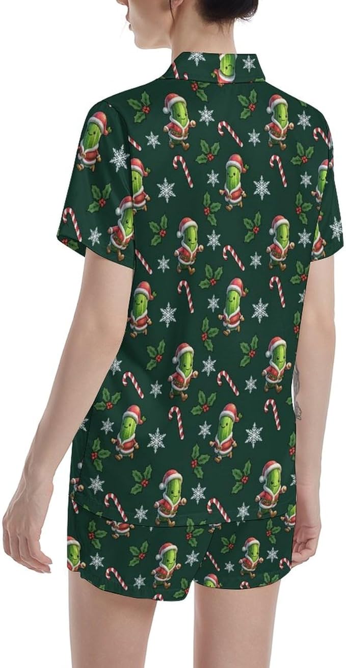 Women's Pajama Set - Short Sleeve - 2 Piece