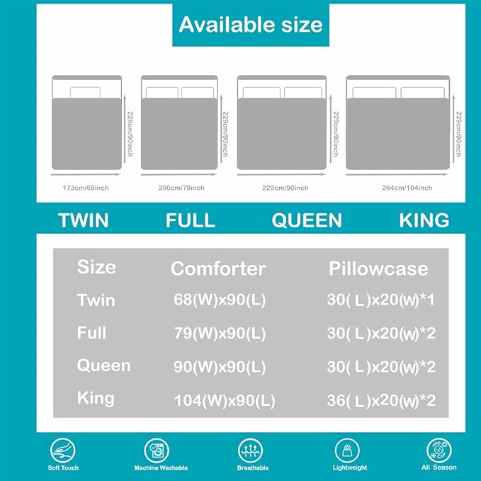Comforter Set - Queen - 3 Piece