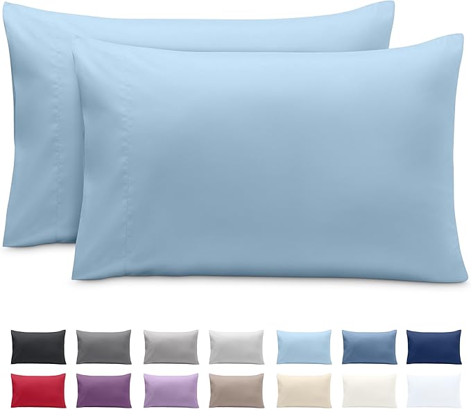 Microfiber Cooling Pillowcase Set - Queen - 2 Piece