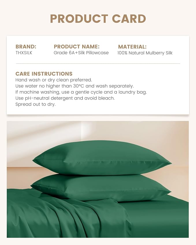 Mulberry Silk Pillowcase - California King