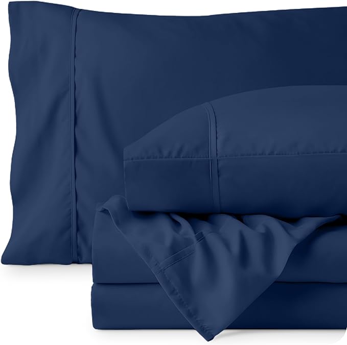 Microfiber Bed Sheet Set - Queen - 4 Piece