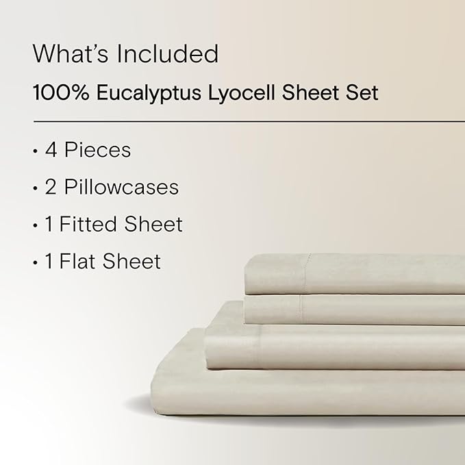 Cooling Bed Sheet Set - King - 4 Piece
