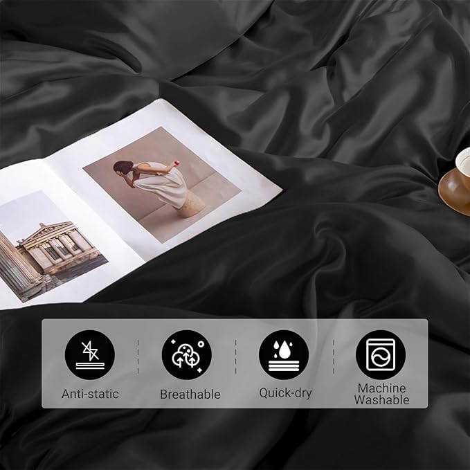 Mulberry Silk Cooling Duvet Cover - Full