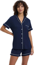 Women's Bamboo Cooling Pajama Set - Short Sleeve - 2 Piece