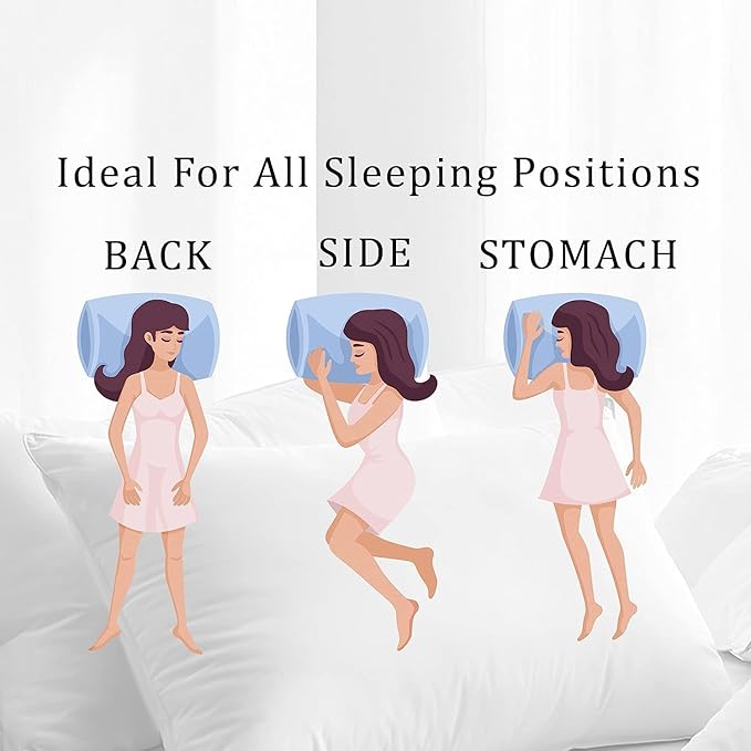 Bed Pillow - King - 2 Piece