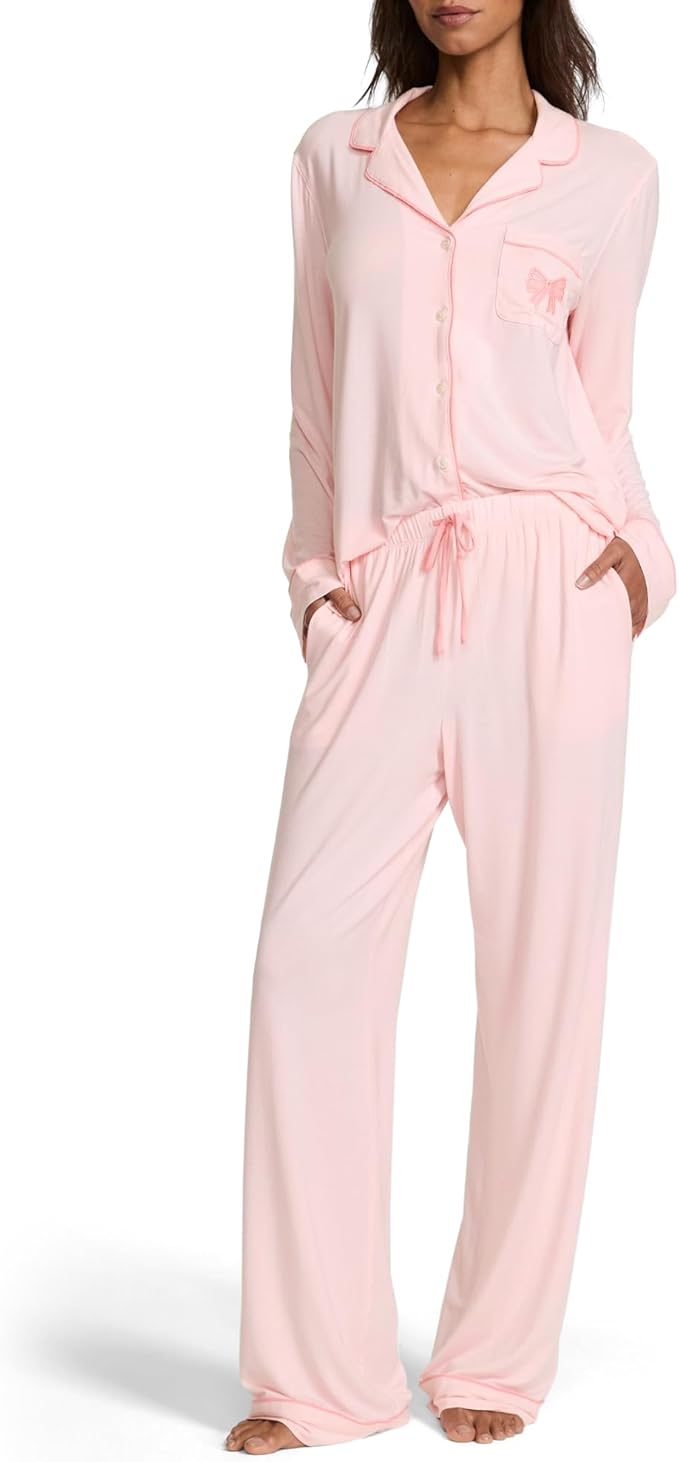 Women's Pants Pajama Set - Long Sleeve - 2 Piece