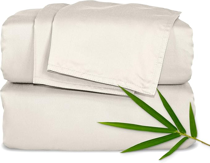Bamboo Cooling Bed Sheet Set - King - 4 Piece