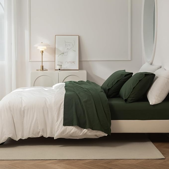 Linen Bed Sheet Set - Full - 4 Piece