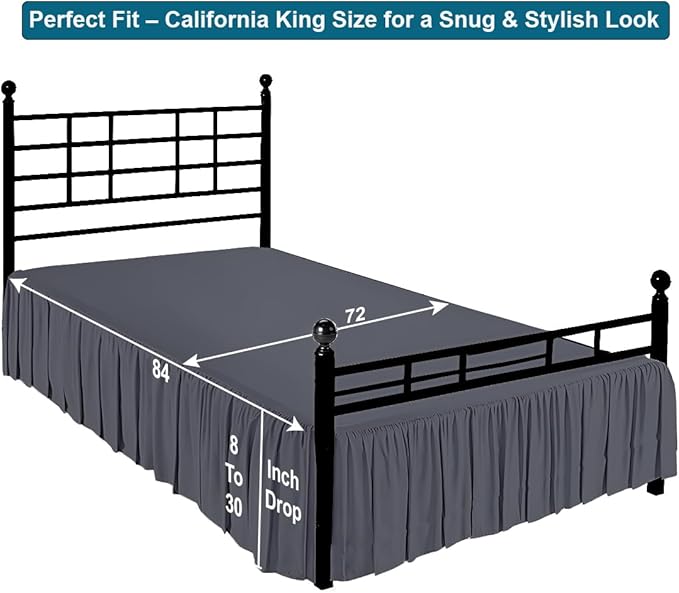 Linen Bed Skirt - King