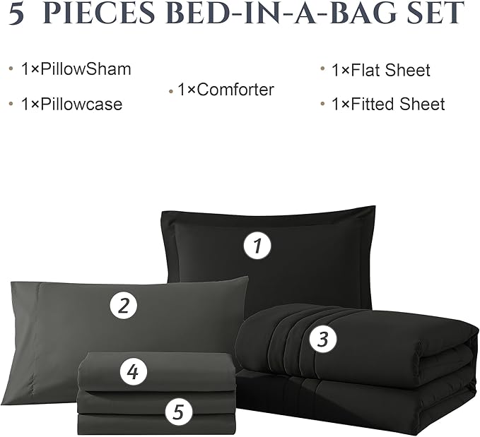 Comforter Set - California King - 7 Piece