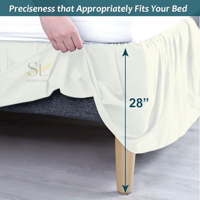 Linen Bed Skirt - King