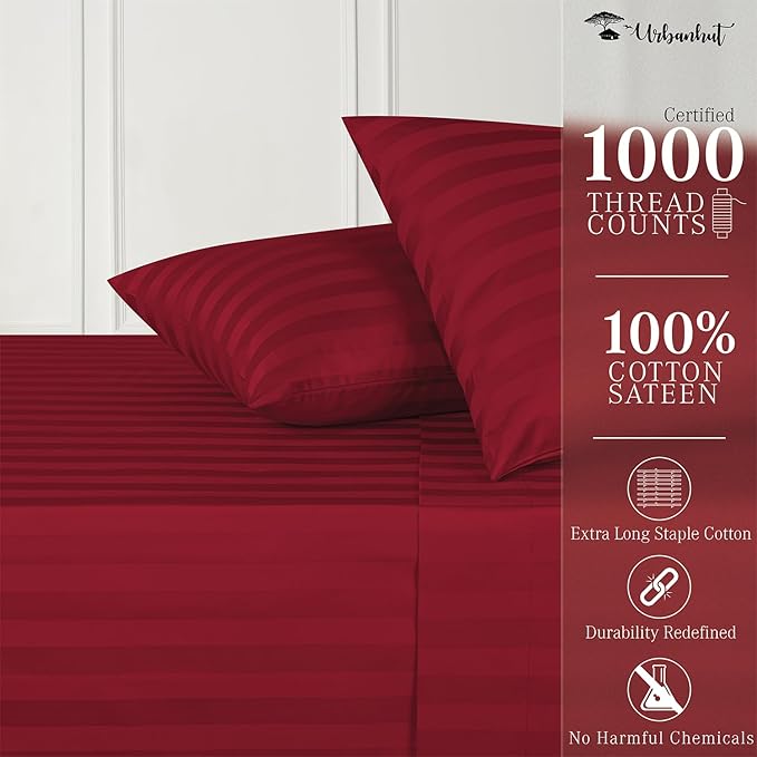 Bed Sheet Set - Twin - 16 in Deep Pocket - 4 Piece