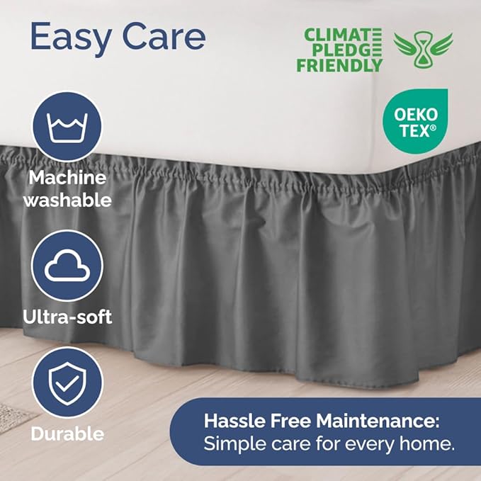 Bed Skirt - Queen - 14 in Drop