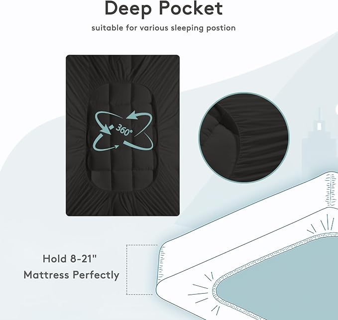 Down Alternative Cooling Mattress Pad - Full - 21 in Deep Pocket