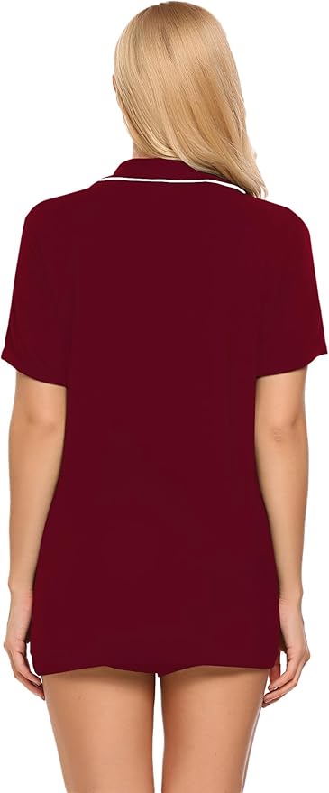 Women's Pajama Set - Short Sleeve - 2 Piece