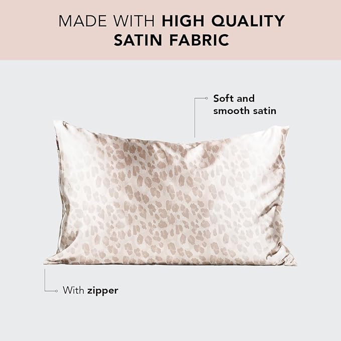 Satin Cooling Pillowcase Set - King - 2 Piece