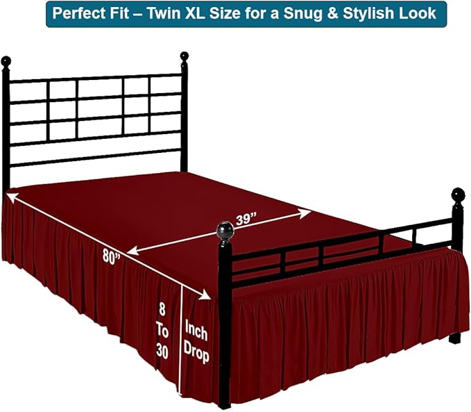 Linen Bed Skirt - Twin