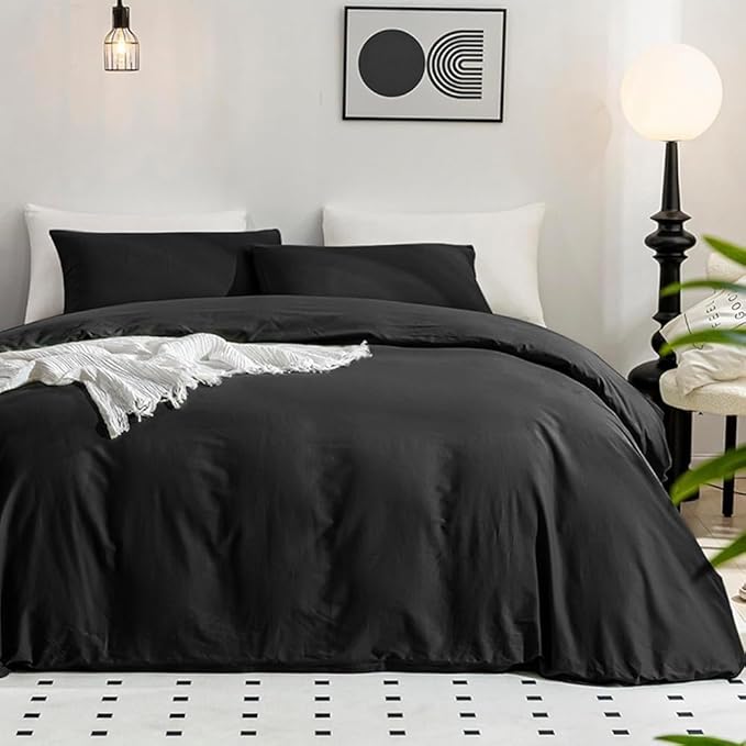 Linen Duvet Cover Set - Twin - 2 Piece