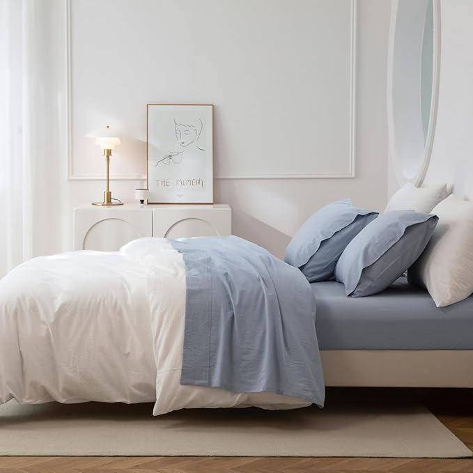 Linen Bed Sheet Set - Full - 4 Piece