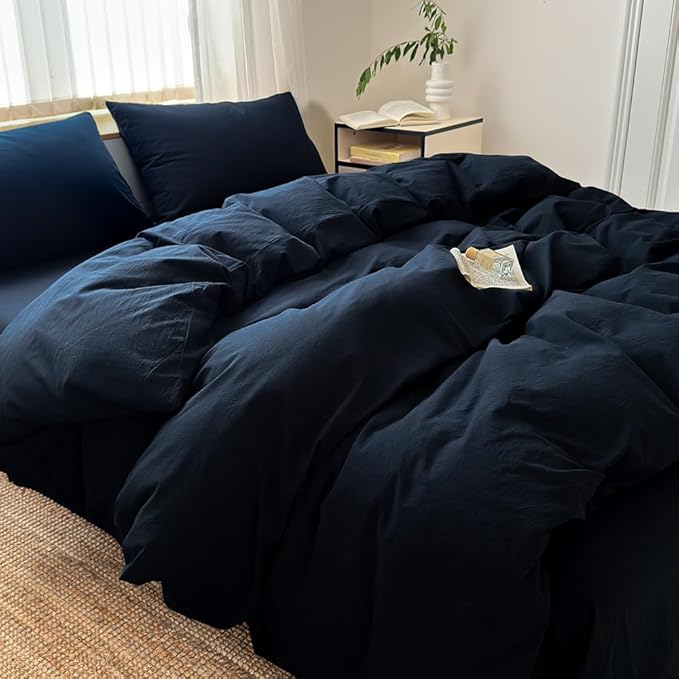 Linen Duvet Cover Set - Queen