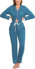 Women's 100% Cotton Pajama Set - Long Sleeve - 2 Piece