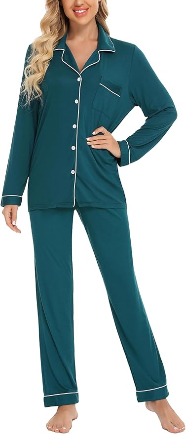 Women's Pants Pajama Set - Long Sleeve - 2 Piece