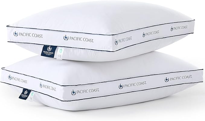100% Cotton Bed Pillow - King - 2 Piece