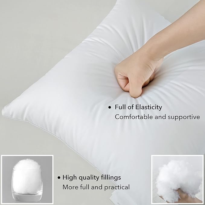 100% Cotton Pillow Insert - 2 Piece