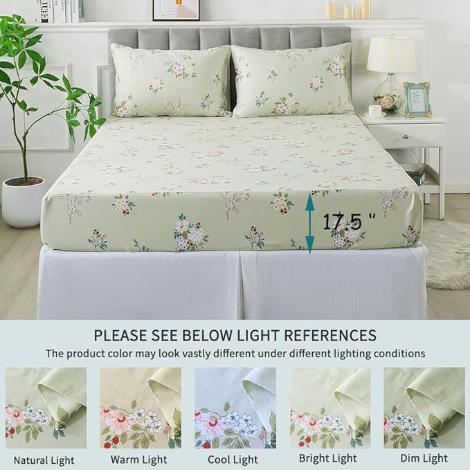 Bed Sheet Set - Full - 4 Piece