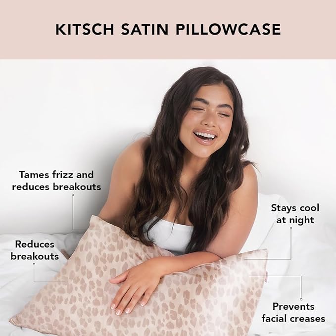 Satin Cooling Pillowcase Set - King - 2 Piece