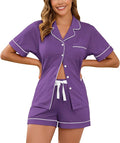 Women's Pajama Set - Short Sleeve - 2 Piece