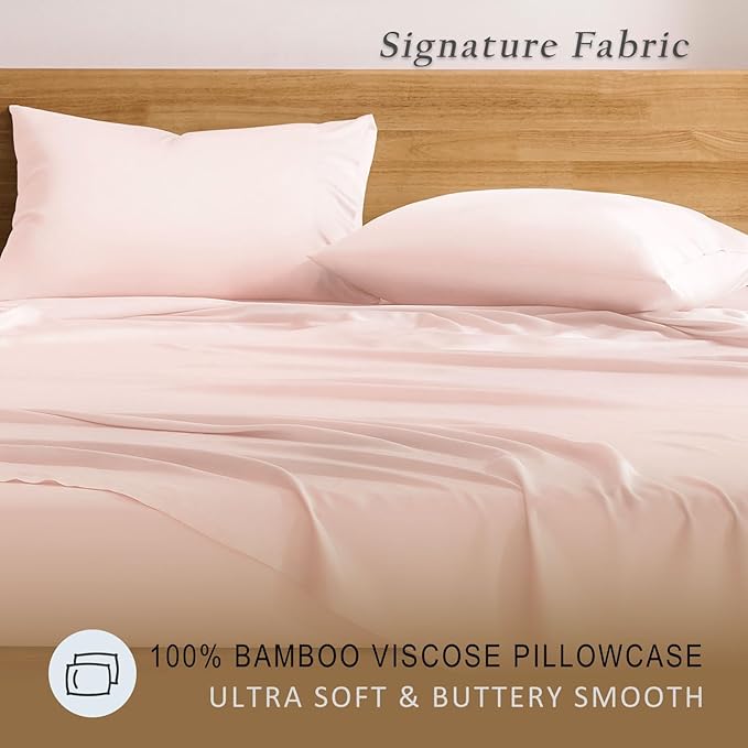 Bamboo Cooling Pillowcase Set - King - 2 Piece