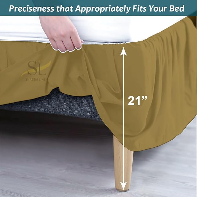 Linen Bed Skirt - Queen