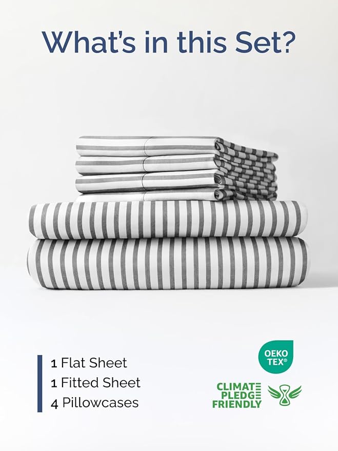 Cooling Bed Sheet Set - King - 6 Piece