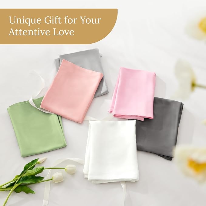Mulberry Silk Cooling Pillowcase - Queen - 20 x 30 in