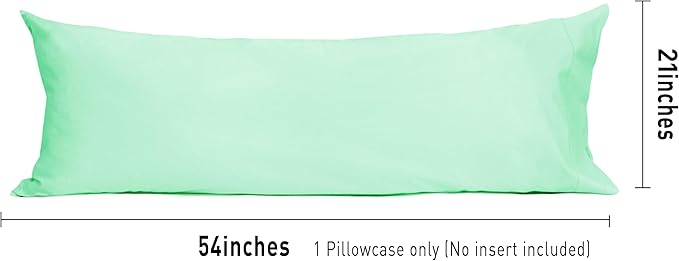 100% Cotton Pillowcase - 21 x 54 in