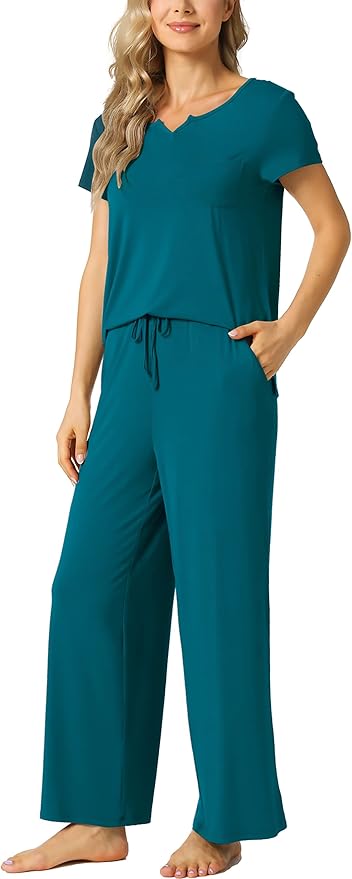 Bamboo Pajama Set - Short Sleeve - 2 Piece