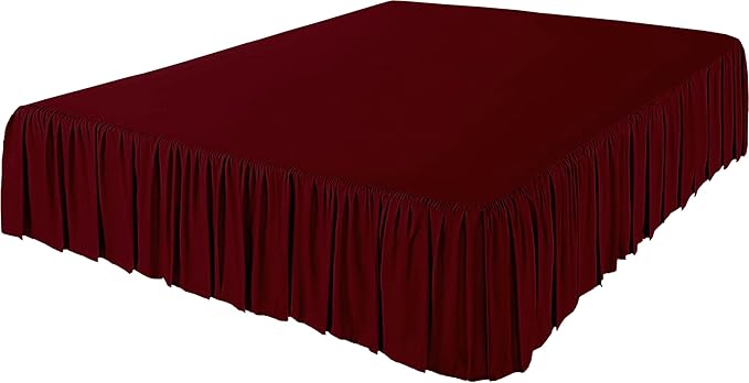 Microfiber Bed Skirt - King - 15 in Drop