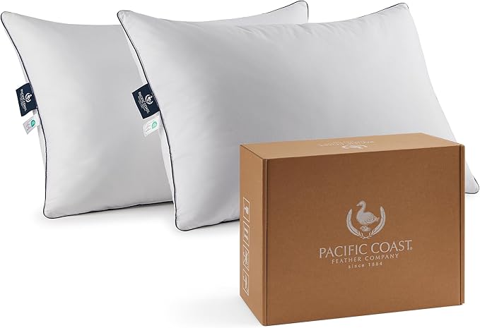 100% Cotton Bed Pillow - Standard - 2 Piece