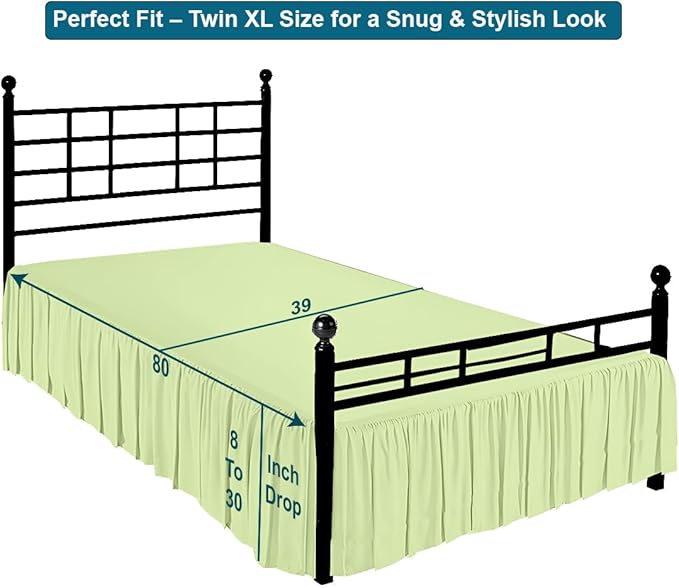 Linen Bed Skirt - Twin