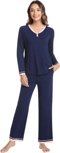 Women's Bamboo Pants Pajama Set - Long Sleeve - 2 Piece