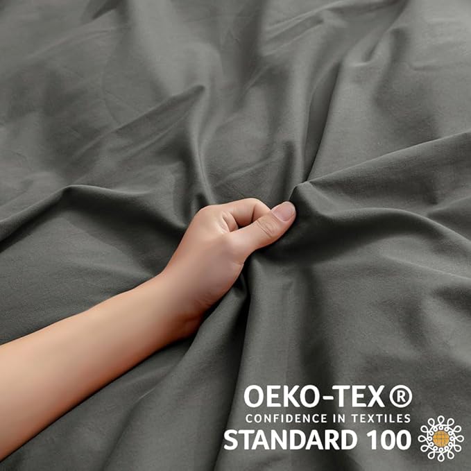 Linen Duvet Cover Set - Full - 3 Piece